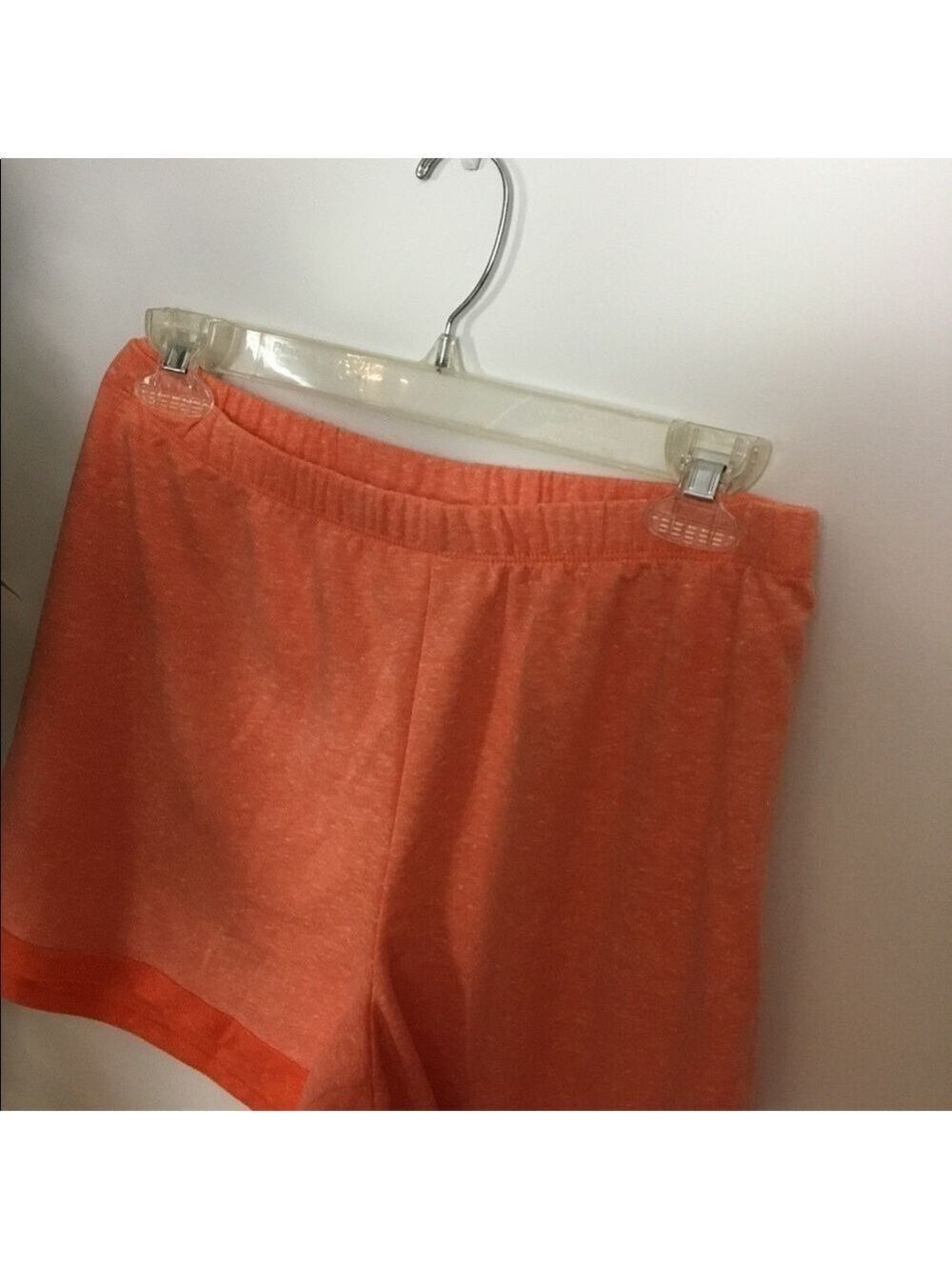 So French Terry sleeveless pajama top and short set XL color is coral - Picture 6 of 12